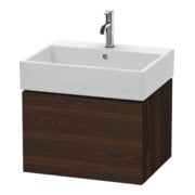 Duravit Waschtischunterschrank L-Cube 58,4x 45,9cm, Nussb geb., 1 Ausz., wandhängend