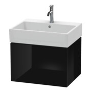 Duravit Waschtischunterschrank L-Cube 58,4x 45,9cm, sw hgl, 1 Ausz., wandhängend