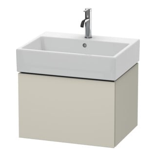 Duravit Waschtischunterschrank L-Cube 58,4x 45,9cm, Tau ma, 1 Ausz., wandhängend