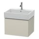 Duravit Waschtischunterschrank L-Cube 58,4x 45,9cm, Tau ma, 1 Ausz., wandhängend-1
