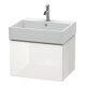 Duravit Waschtischunterschrank L-Cube 58,4x 45,9cm, we. hgl, 1 Ausz., wandhängend-1