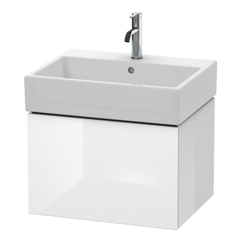 Duravit Waschtischunterschrank L-Cube 58,4x 45,9cm, we. hgl, 1 Ausz., wandhängend