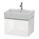 Duravit Waschtischunterschrank L-Cube 58,4x 45,9cm, we. hgl, 1 Ausz., wandhängend-1