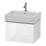 Duravit Waschtischunterschrank L-Cube 58,4x 45,9cm, we. hgl, 1 Ausz., wandhängend-1