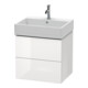 Duravit Waschtischunterschrank L-Cube 58,4x 45,9cm, we. hgl, 2 Schub., wandhängend