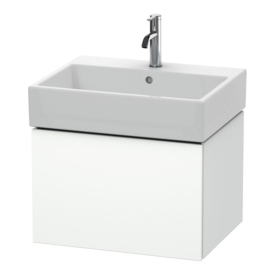 Duravit Waschtischunterschrank L-Cube 58,4x 45,9cm, we. ma, 1 Ausz., wandhängend