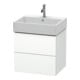 Duravit Waschtischunterschrank L-Cube 58,4x 45,9cm, we. ma, 2 Schub., wandhängend-1