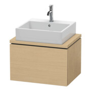 Duravit Waschtischunterschrank L-Cube 62x47,7cm, Ei Nat, für Konsole, 1 Auszug