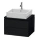 Duravit Waschtischunterschrank L-Cube 62x47,7cm, Ei sw, f Kons, 2 Schubkästen-1