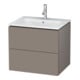 Duravit Waschtischunterschrank L-Cube 62x48,1cm, bas. ma, 2 Schub., wandhängend-1