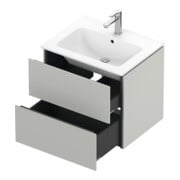 Duravit Waschtischunterschrank L-Cube 62x48,1cm, betongr ma, 2 Schub., wandhängend-2