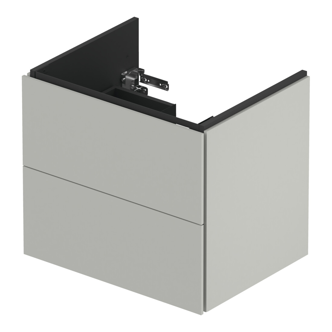 Duravit Waschtischunterschrank L-Cube 62x48,1cm, betongr ma, 2 Schub., wandhängend