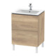 Duravit Waschtischunterschrank L-Cube 62x48,1cm, Ei marm., 2 Auszüge, stehend-1