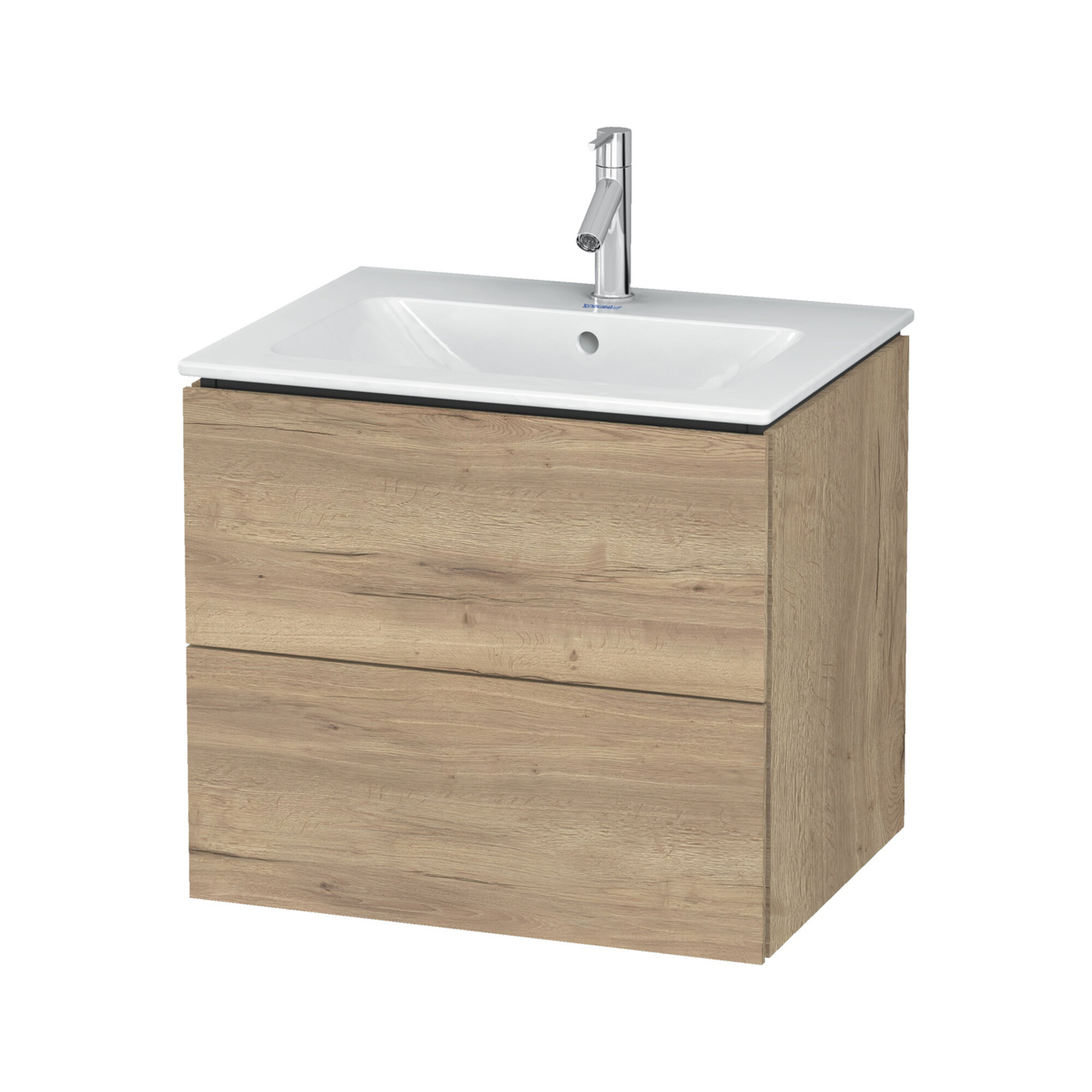 Duravit Waschtischunterschrank L-Cube 62x48,1cm, Ei marm., 2 Schub., wandhängend