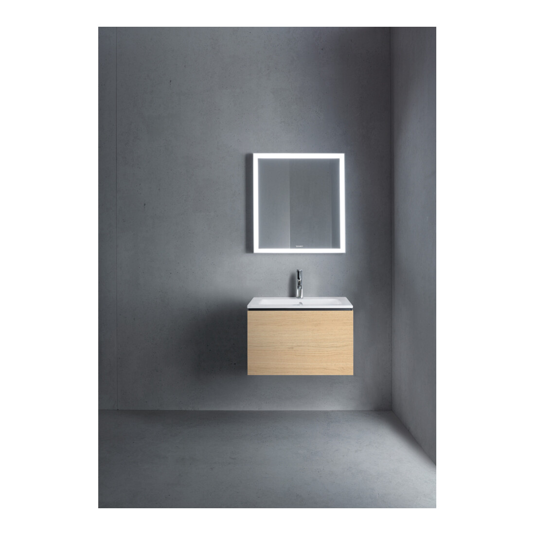 Duravit Waschtischunterschrank L-Cube 62x48,1cm, Ei Nat, 1 Auszug, wandhängend