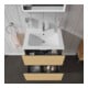 Duravit Waschtischunterschrank L-Cube 62x48,1cm, Ei Nat, 2 Schubk., wandhängend