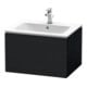 Duravit Waschtischunterschrank L-Cube 62x48,1cm, Ei sw, 1 Auszug, wandhängend-1