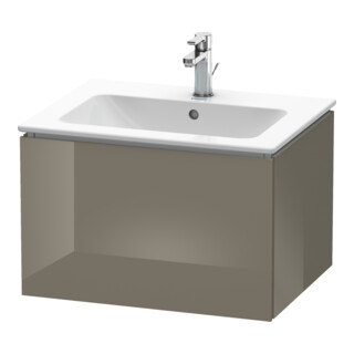 Duravit Waschtischunterschrank L-Cube 62x48,1cm, flan. Gr hgl, 1 Ausz., wandhängend