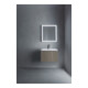 Duravit Waschtischunterschrank L-Cube 62x48,1cm, flan. Gr hgl, 1 Ausz., wandhängend