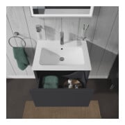 Duravit Waschtischunterschrank L-Cube 62x48,1cm, graph ma, 1 Ausz., wandhängend-5