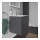 Duravit Waschtischunterschrank L-Cube 62x48,1cm, graph ma, 2 Schub., wandhängend