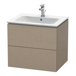 Duravit Waschtischunterschrank L-Cube 62x48,1cm, lei, 2 Schub., wandhängend