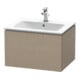 Duravit Waschtischunterschrank L-Cube 62x48,1cm, leinen, 1 Auszug, wandhängend-1