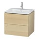 Duravit Waschtischunterschrank L-Cube 62x48,1cm, med. Ei, 2 Schub., wandhängend-1