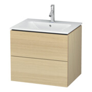 Duravit Waschtischunterschrank L-Cube 62x48,1cm, med. Ei, 2 Schub., wandhängend