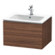 Duravit Waschtischunterschrank L-Cube 62x48,1cm, Nussb dkl., 1 Ausz., wandhängend-1