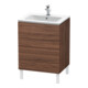 Duravit Waschtischunterschrank L-Cube 62x48,1cm, Nussb dkl., 2 Ausz., stehend-1