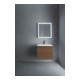 Duravit Waschtischunterschrank L-Cube 62x48,1cm, Nussb dkl., 2 Schub., wandhängend