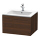 Duravit Waschtischunterschrank L-Cube 62x48,1cm, Nussb geb., 1 Ausz., wandhängend-1