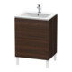 Duravit Waschtischunterschrank L-Cube 62x48,1cm, Nussb geb., 2 Ausz., stehend-1