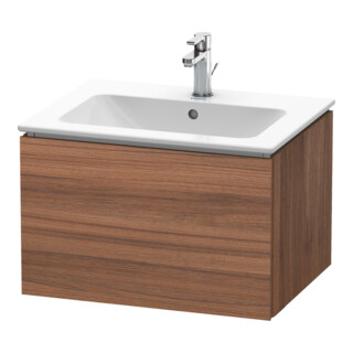Duravit Waschtischunterschrank L-Cube 62x48,1cm, Nussb Nat, 1 Ausz., wandhängend