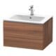 Duravit Waschtischunterschrank L-Cube 62x48,1cm, Nussb Nat, 1 Ausz., wandhängend-1