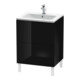 Duravit Waschtischunterschrank L-Cube 62x48,1cm, sw hgl, 2 Auszüge, stehend-1