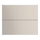 Duravit Waschtischunterschrank L-Cube 62x48,1cm, Tau ma, 2 Schub., wandhängend