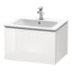 Duravit Waschtischunterschrank L-Cube 62x48,1cm, we. hgl, 1 Ausz., wandhängend-1