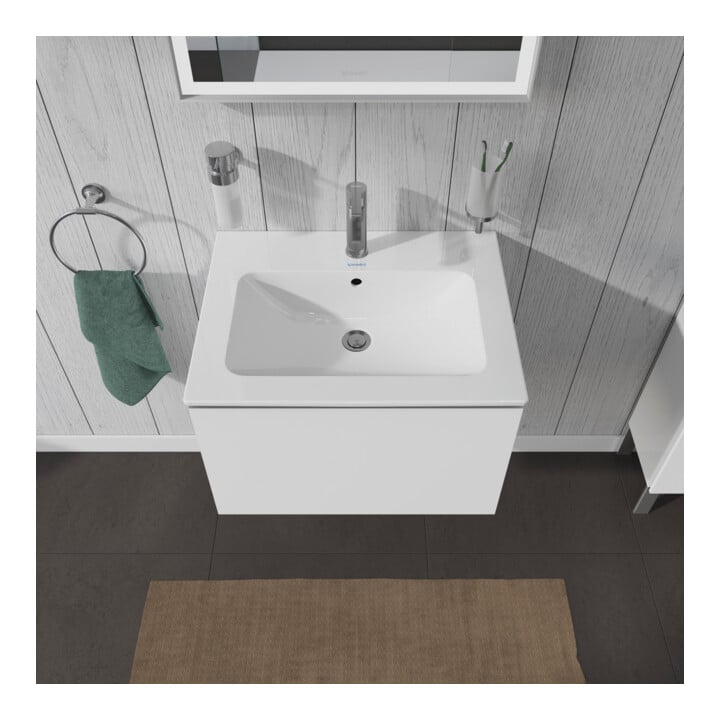 Duravit Waschtischunterschrank L-Cube 62x48,1cm, we. hgl, 1 Ausz., wandhängend