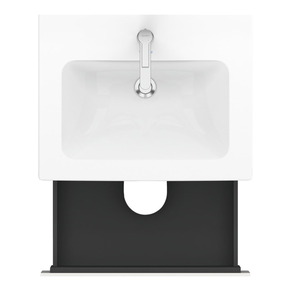 Duravit Waschtischunterschrank L-Cube 62x48,1cm, we. hgl, 2 Schub., wandhängend
