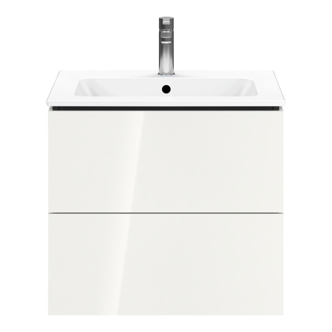 Duravit Waschtischunterschrank L-Cube 62x48,1cm, we. hgl, 2 Schub., wandhängend