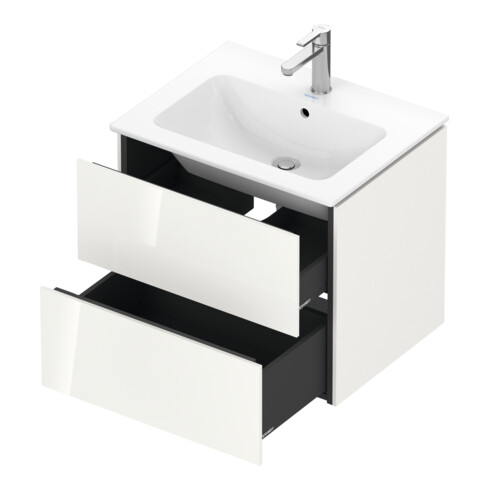 Duravit Waschtischunterschrank L-Cube 62x48,1cm, we. hgl, 2 Schub., wandhängend