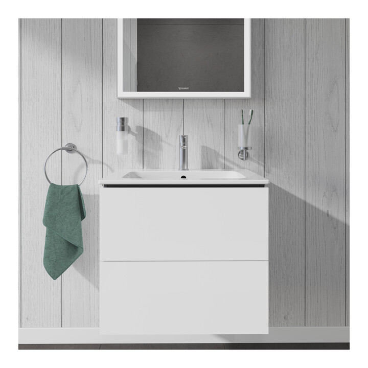 Duravit Waschtischunterschrank L-Cube 62x48,1cm, we. hgl, 2 Schub., wandhängend