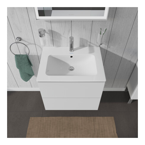 Duravit Waschtischunterschrank L-Cube 62x48,1cm, we. ma, 2 Schub., wandhängend