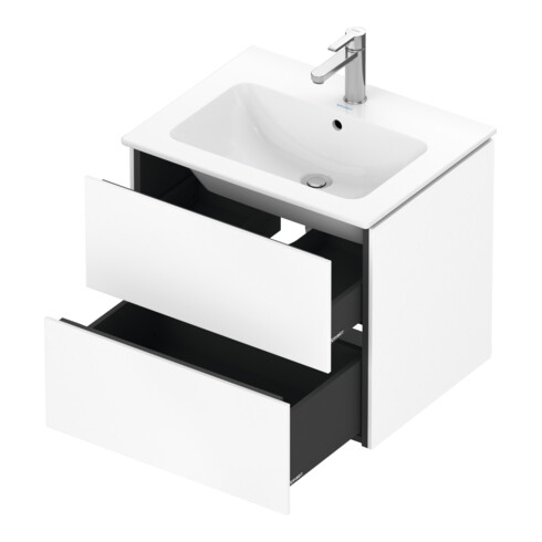 Duravit Waschtischunterschrank L-Cube 62x48,1cm, we. ma, 2 Schub., wandhängend