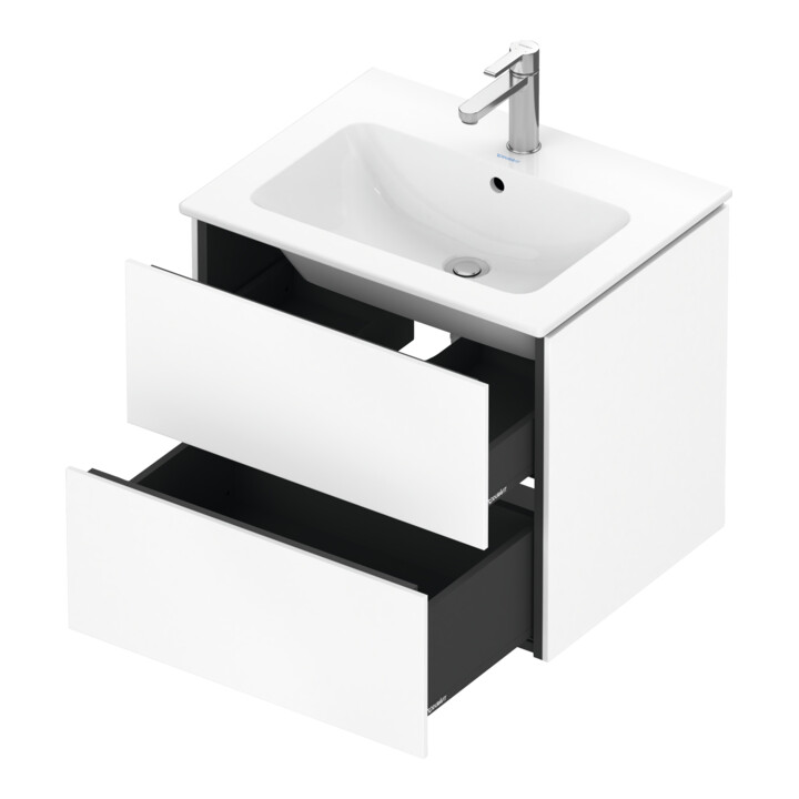Duravit Waschtischunterschrank L-Cube 62x48,1cm, we. ma, 2 Schub., wandhängend