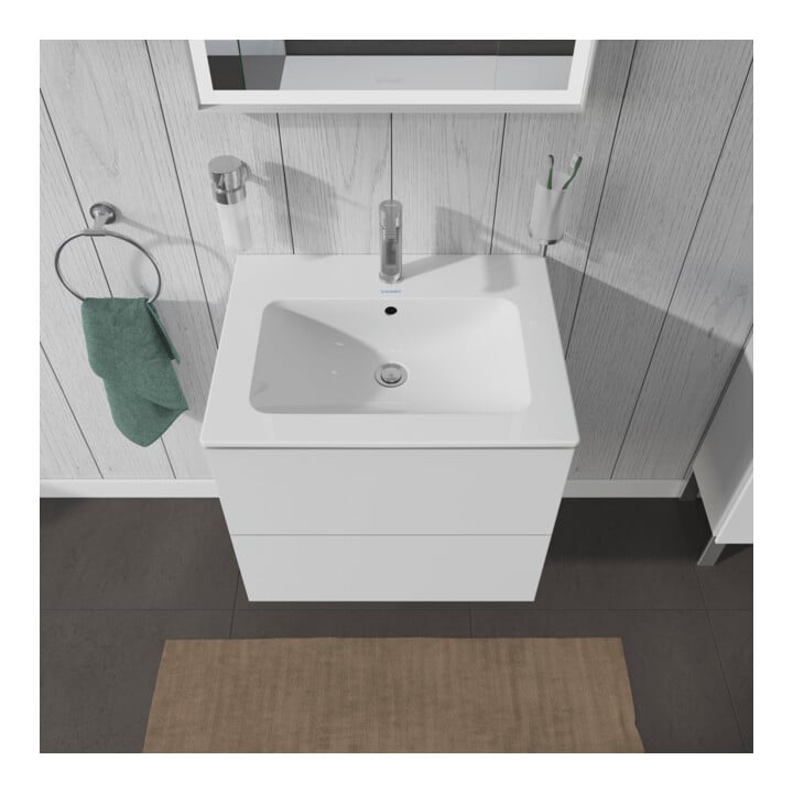Duravit Waschtischunterschrank L-Cube 62x48,1cm, we. ma, 2 Schub., wandhängend