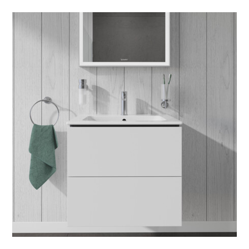 Duravit Waschtischunterschrank L-Cube 62x48,1cm, we. ma, 2 Schub., wandhängend
