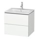 Duravit Waschtischunterschrank L-Cube 62x48,1cm, we. matt, 2 Schub., wandhängend-1